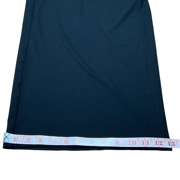 J. JILL Wearever Collection Full Wide Leg Pull On Black Jersey Knit Trousers 3X - Picture 8 of 9